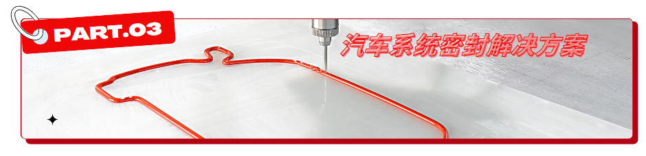 汽車係統密封用膠解決(jue) 方案