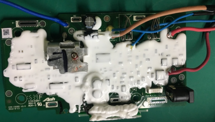 有機矽灌封膠應用|PCB線路板薄層披披覆或灌封